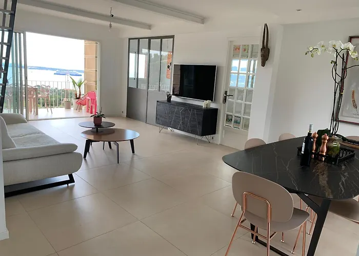 Grand Avec Vue Imprenable Et Panoramique Apartman Cannes