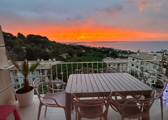 Grand Avec Vue Imprenable Et Panoramique Apartman Cannes